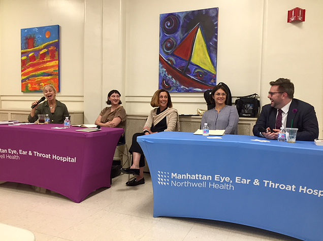 Speakers at the OE Patients accessibility session.