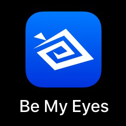 Be My Eyes app.