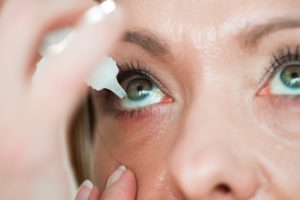 Eyes with dropper