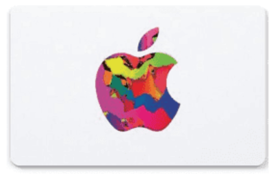 Image shows Apple Gift Card