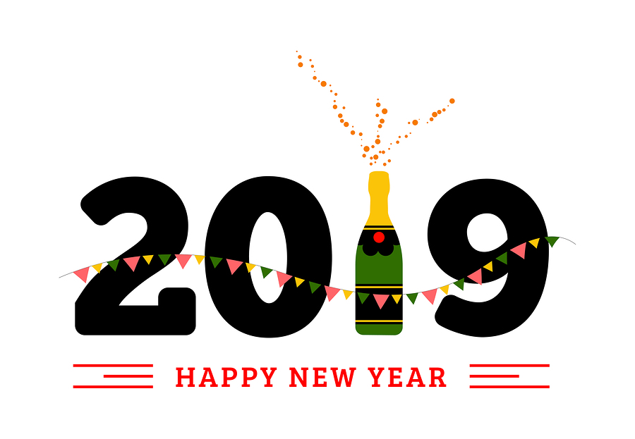 Congratulations to the new year, 2019!