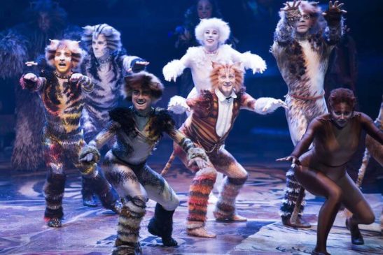 Image of Cats Production on Broadway.